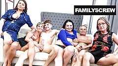 Fucked up Grandpa and Grandson Sunday Orgy