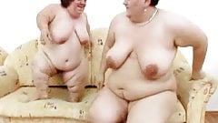 Lesbian Midget Pleases A BBW Granny