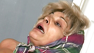 Grandmas first orgasm with a young cock