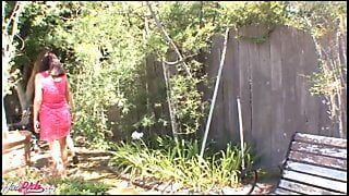 MILF Mature Lesbian Sex Scene with sexy 21yo redhead woman